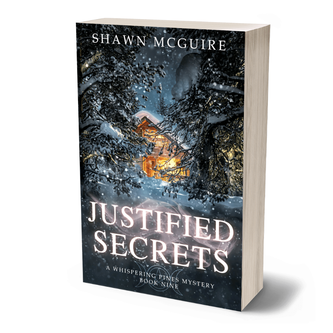 Paperback cover of 'Justified Secrets' by Shawn McGuire