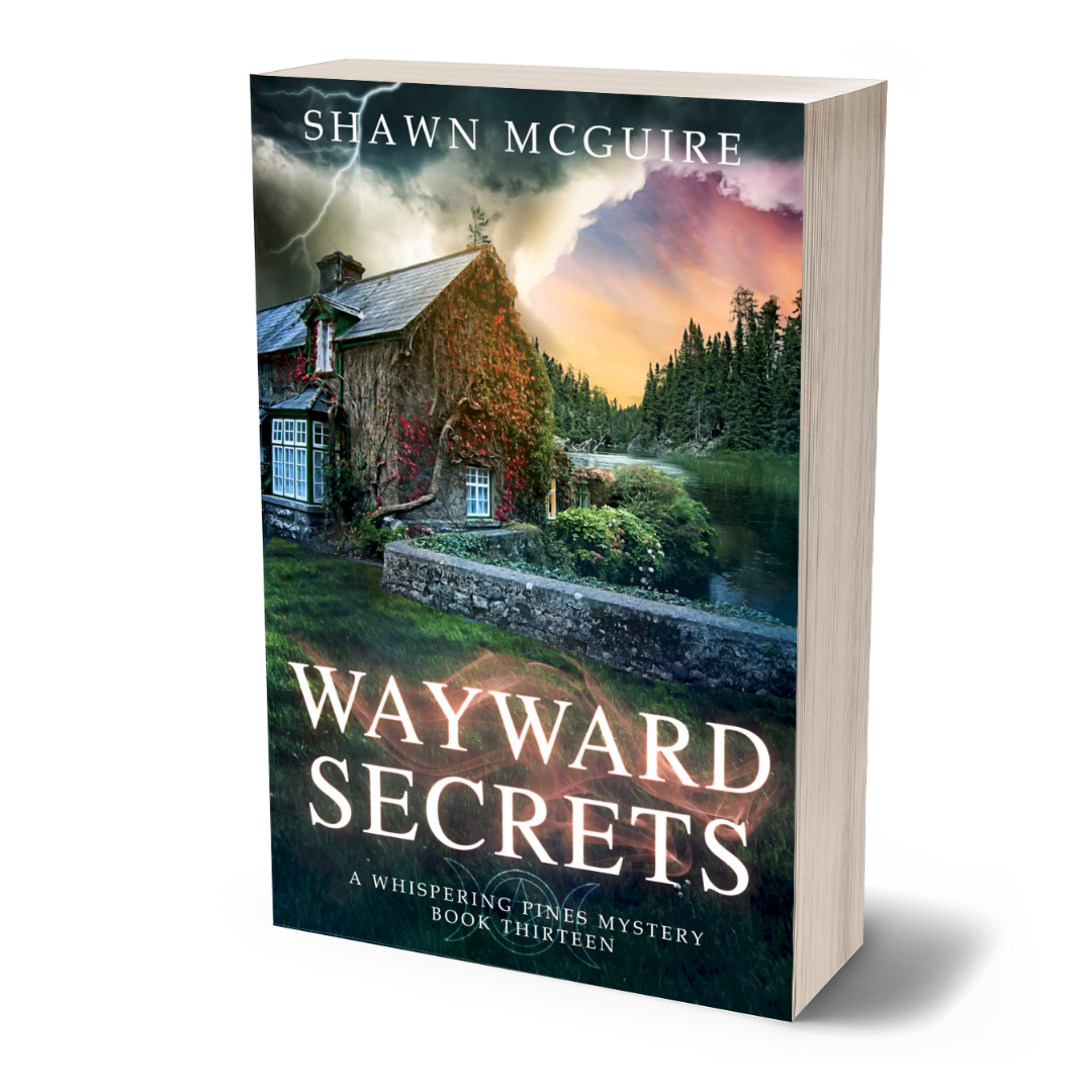 Paperback cover of 'Wayward Secrets' by Shawn McGuire