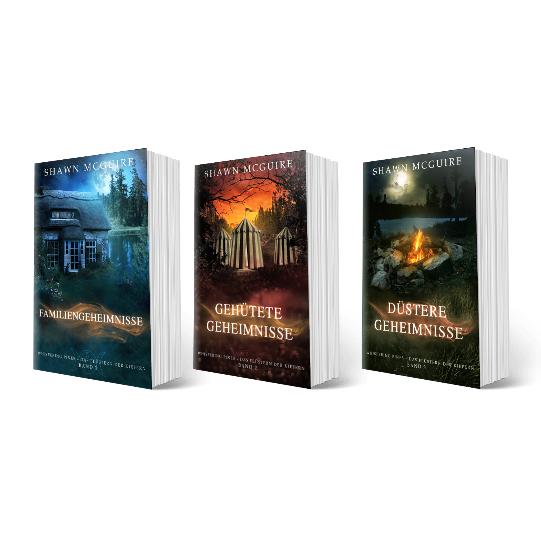 German translated versions of the first three Whispering Pines books.