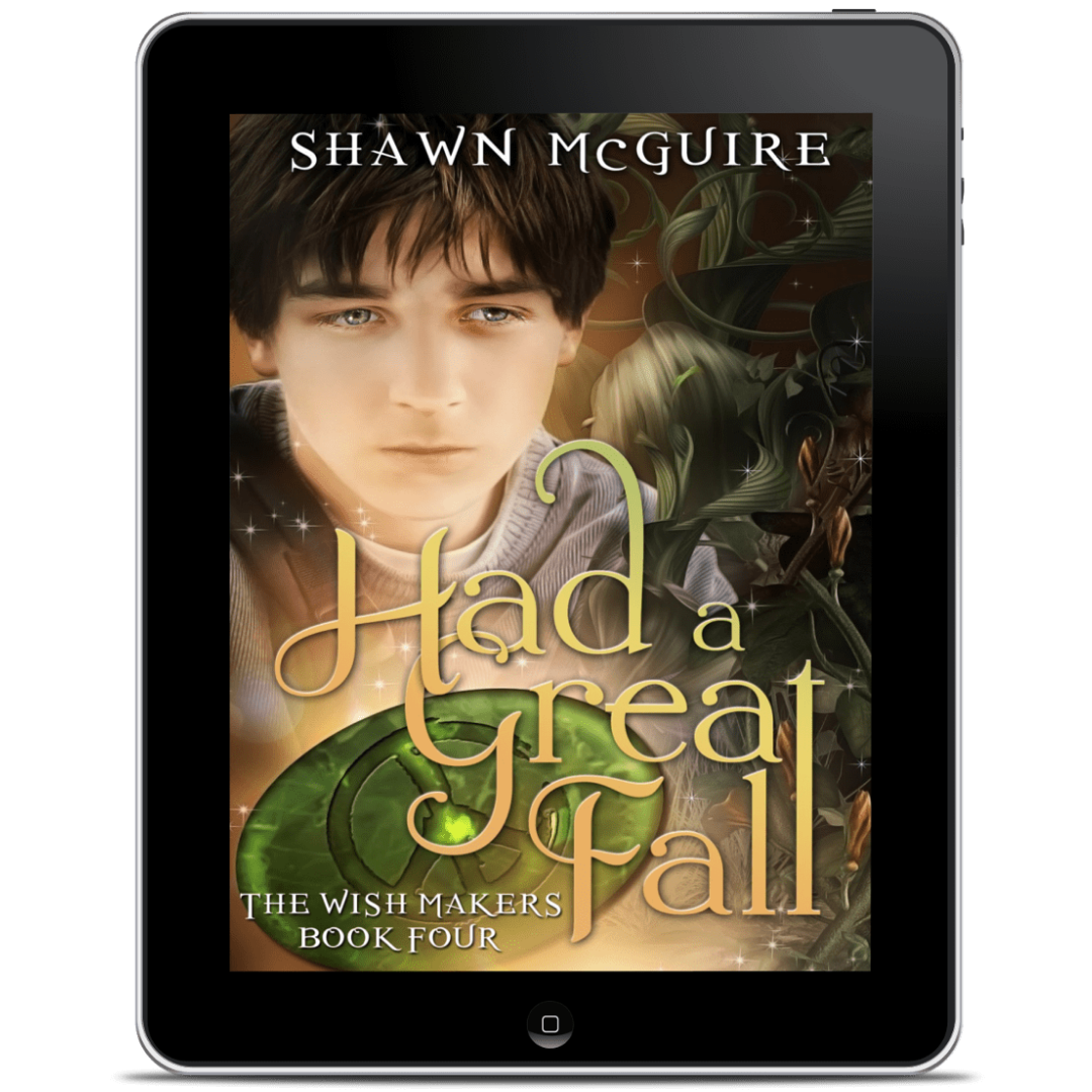 Ebook cover of 'Had a Great Fall' by Shawn McGuire on a tablet screen.