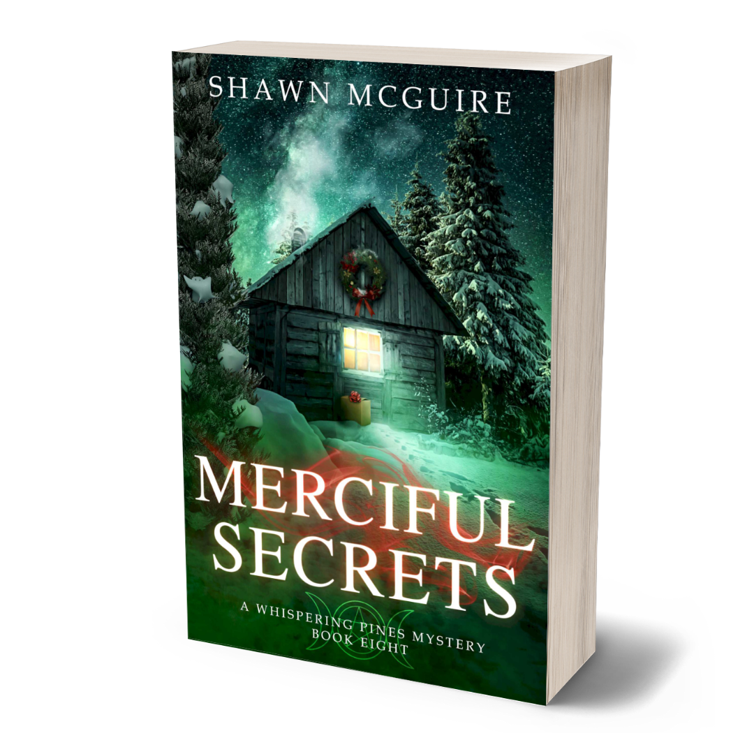 Paperback cover of 'Merciful Secrets' by Shawn McGuire