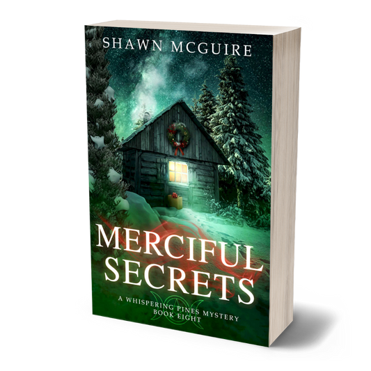 Paperback cover of 'Merciful Secrets' by Shawn McGuire