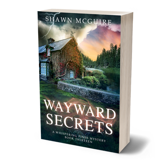 Paperback cover of 'Wayward Secrets' by Shawn McGuire