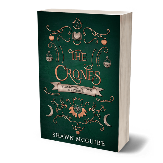 Paperback cover of 'The Crones' by Shawn McGuire