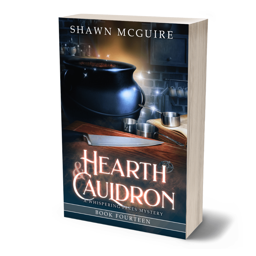 Paperback cover of 'Hearth & Cauldron' by Shawn McGuire