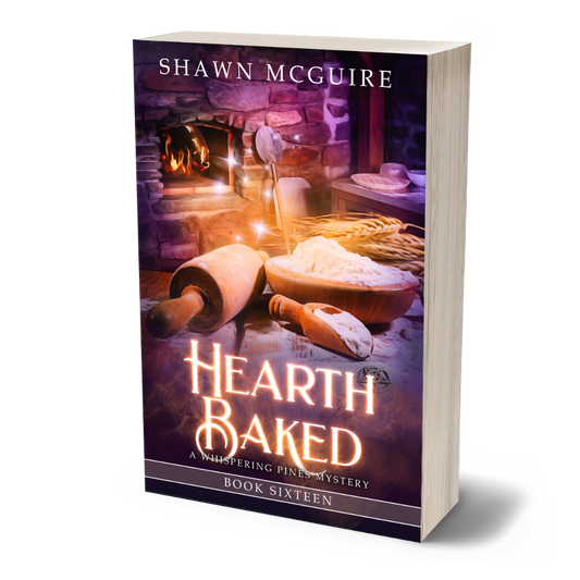 Paperback cover of 'Hearth Baked' by Shawn McGuire